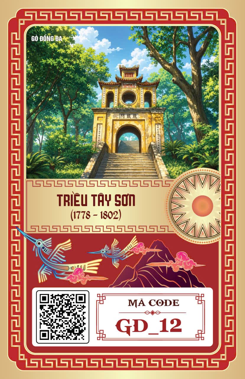 Bộ thẻ bài AR-Chive về Nguyễn Huệ.